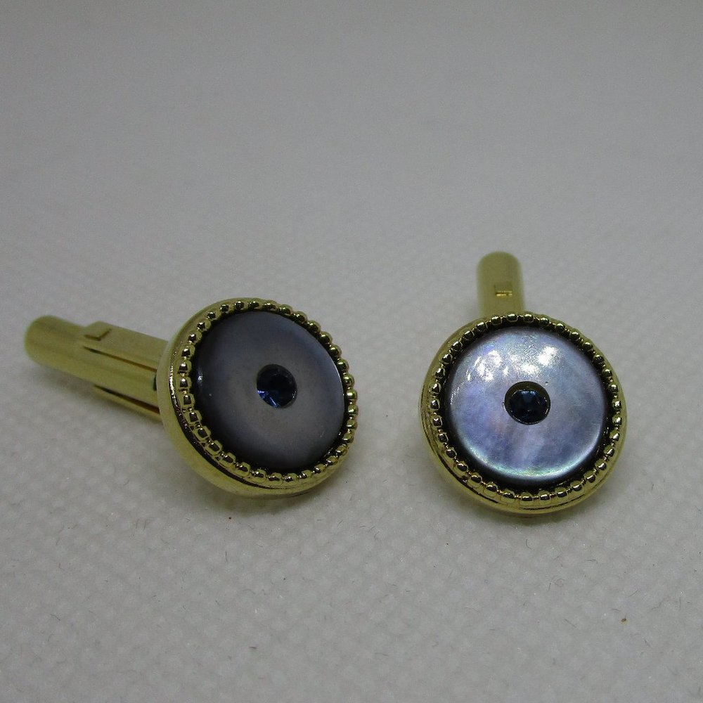 Vintage Cufflinks & Button Stud Set - image 2